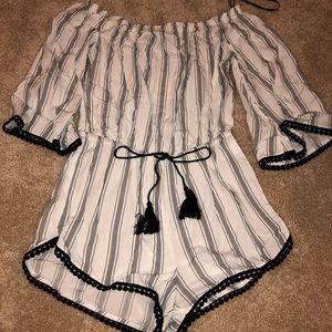 Off the shoulder Romper